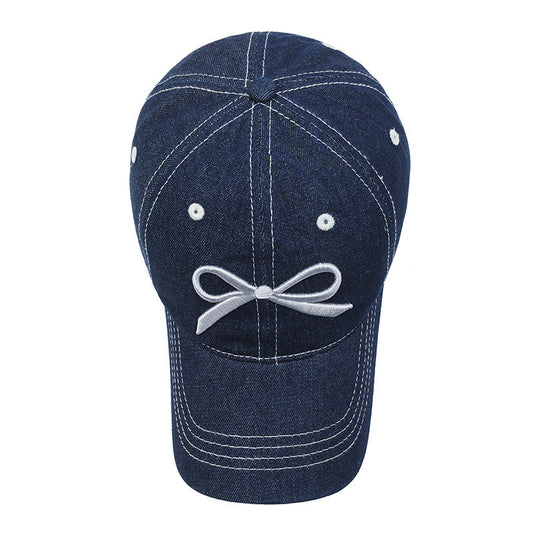 TheCapSpot - Bowknot Peaked Cap