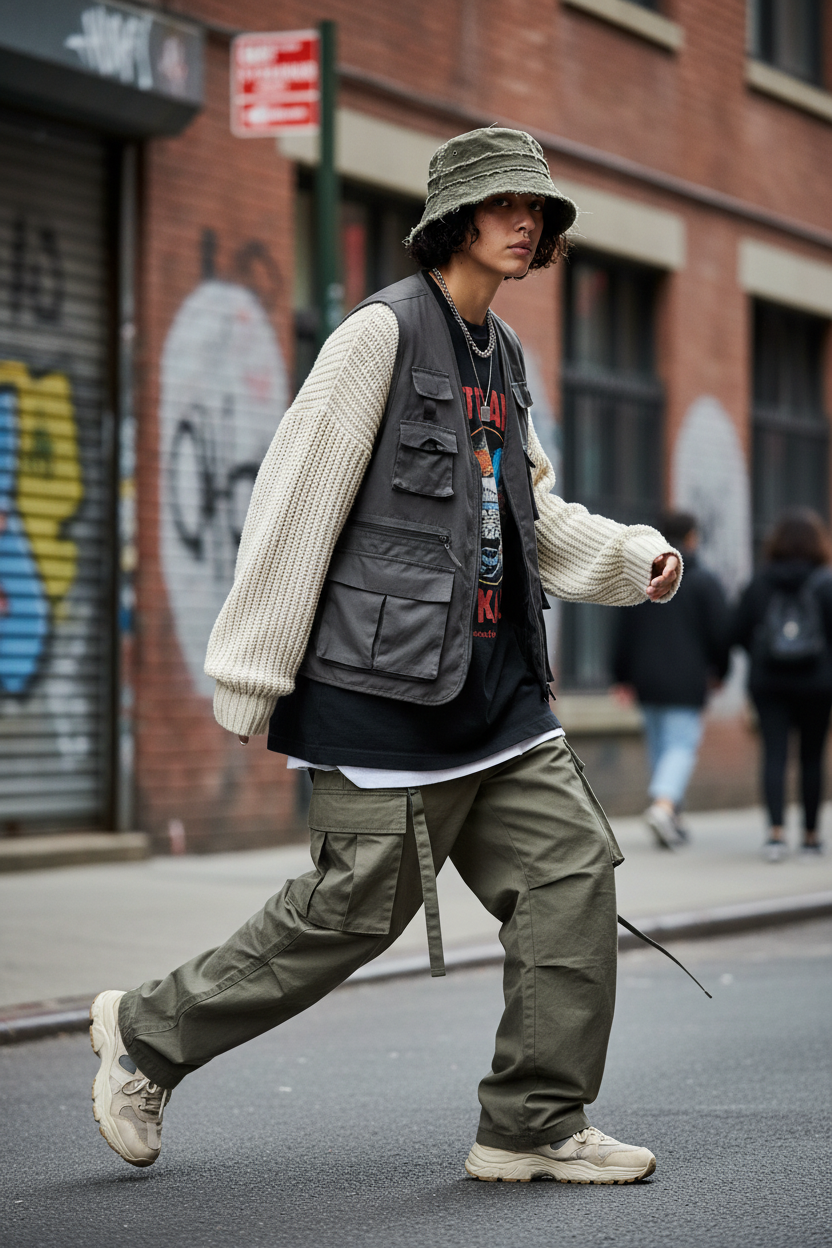 Memphis Distressed Cotton Bucket Hat with UV Protection