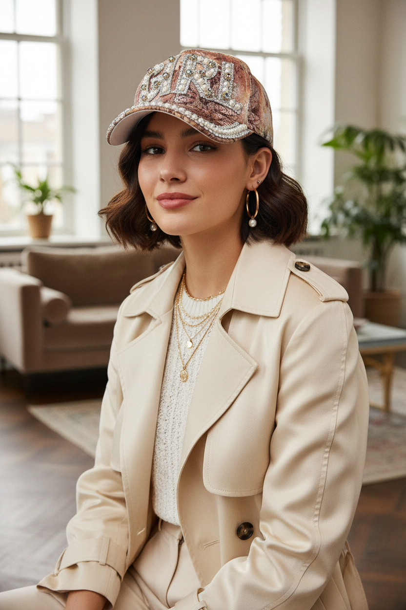 Kendall Floral Graphic Baseball Hat – Adjustable Unisex