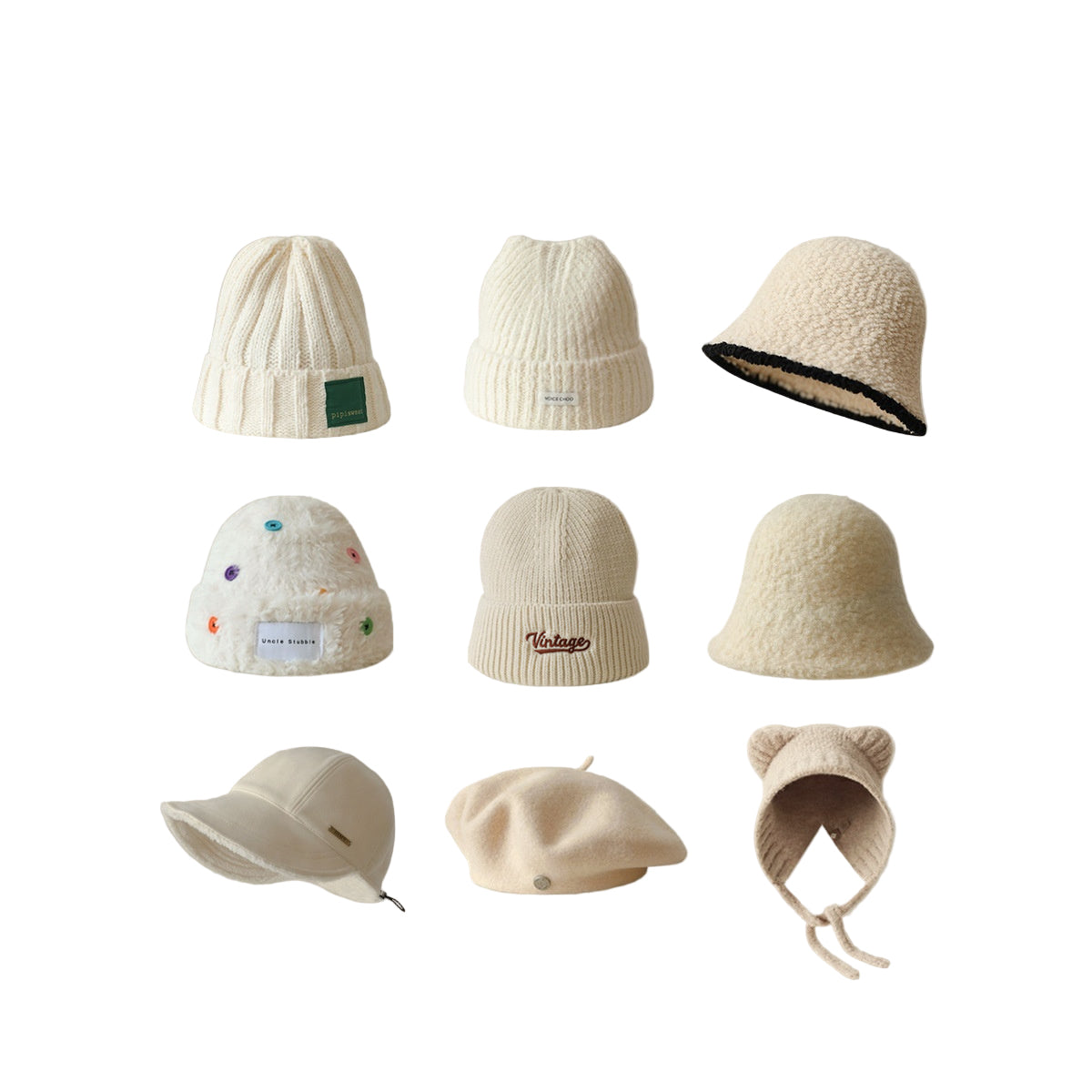 Apricot Hat Boys And Girls Wide Brim Baseball Cap