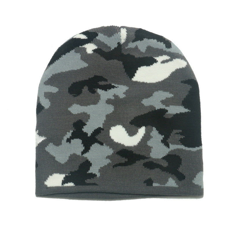 Dober Camouflage Jacquard Acrylic Beanie for Men