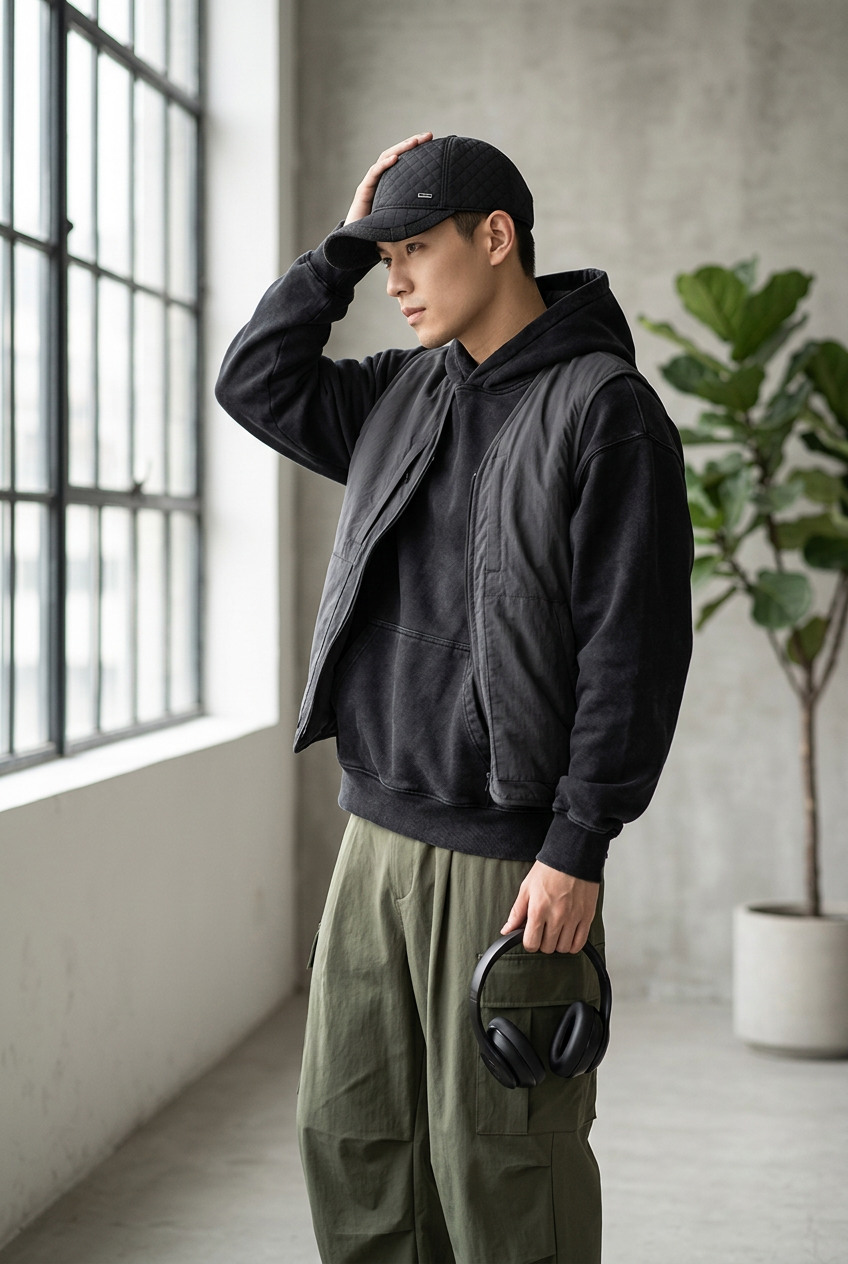 Minimalist Padded Cotton Baseball Cap