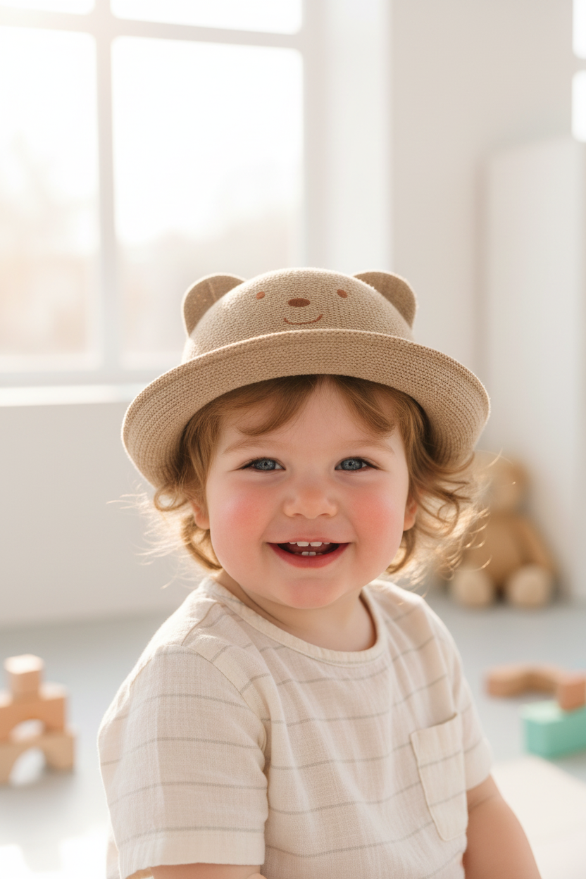 Collin Kids Hat with Animal Design