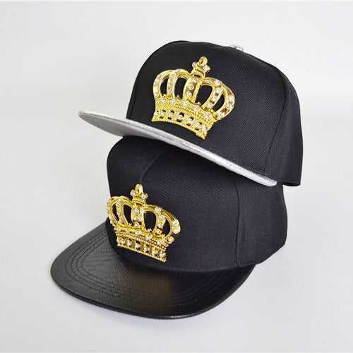 Outdoor Sunscreen Fashion Hip-hop Diamond Flat-brim Baseball Cap