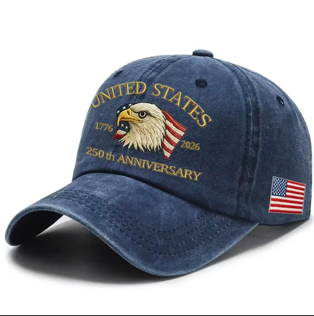 TheCapSpot - USA 250th Anniversary Cap Washed-Print Hat