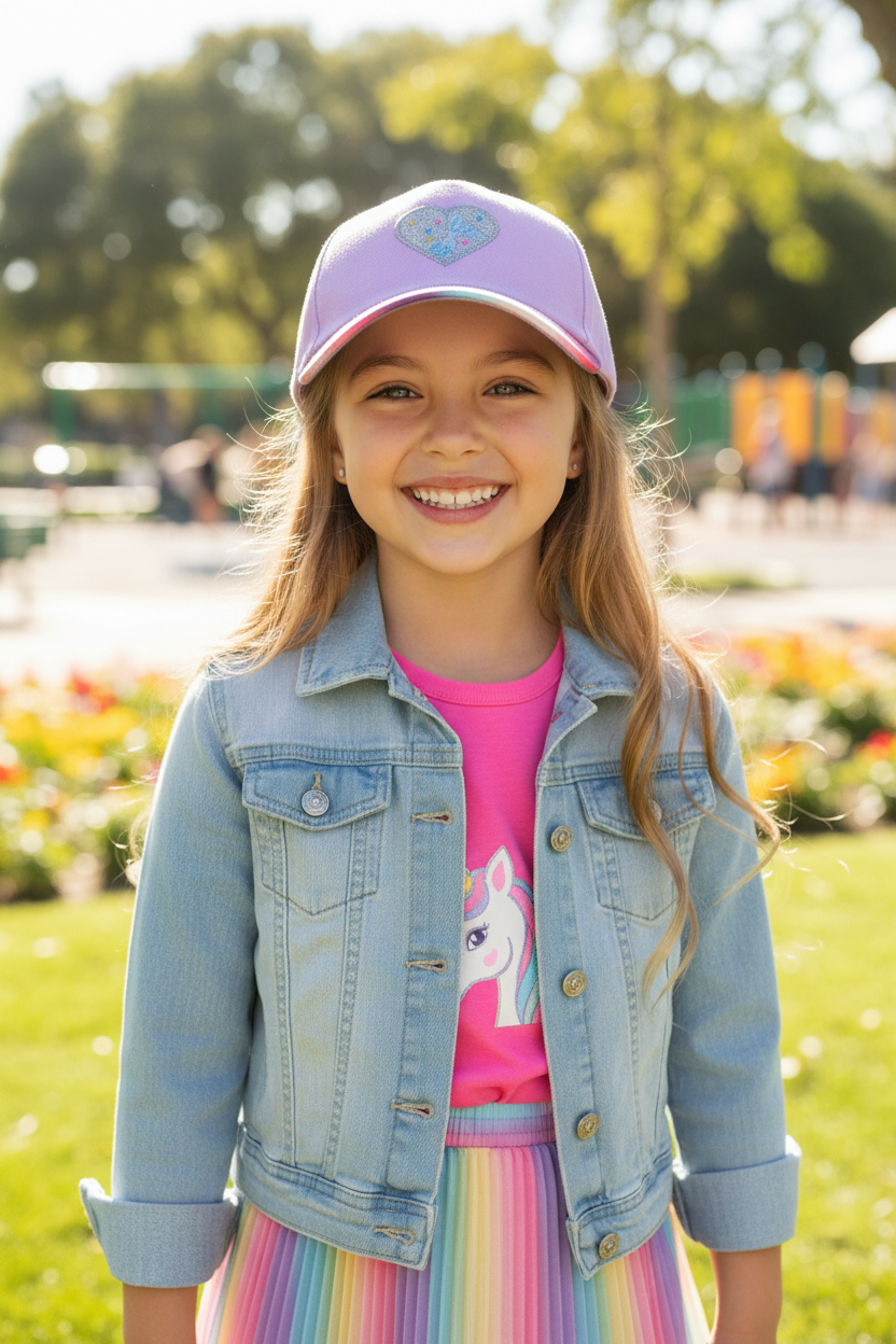 Harris Children's Cartoon Gradient Peaked Cap, 54 cm
