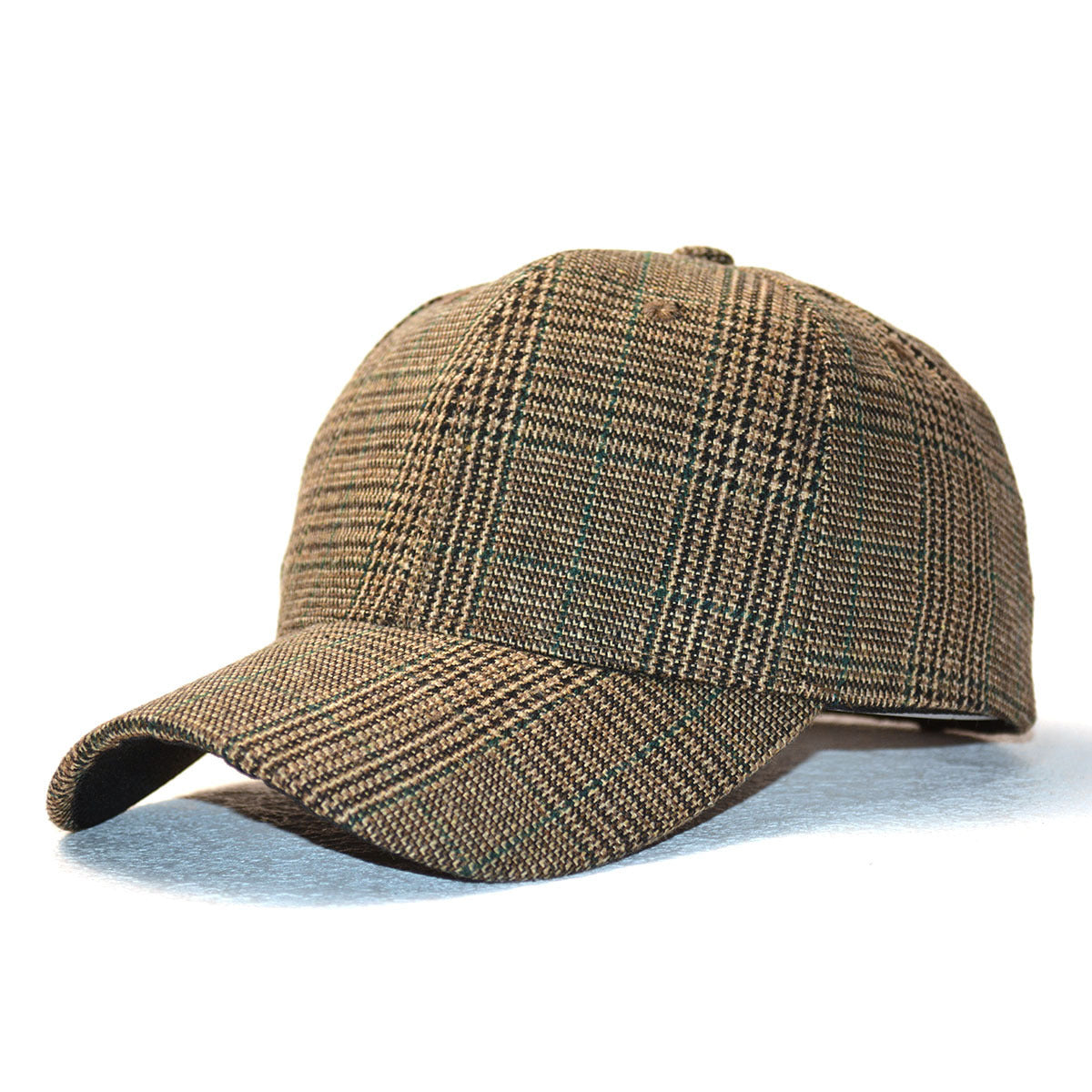 TheCapSpot - Plaid Knitted Cap